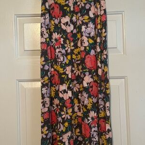 Cherokee Floral Maxi Skirt - Red, Pink, Yellow, Purple
